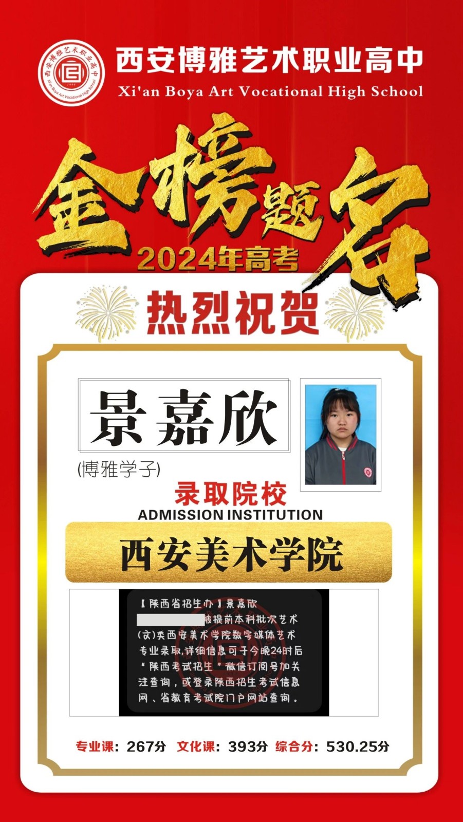 相信坚持的力量！24届博雅学子录取捷报第二波来啦！