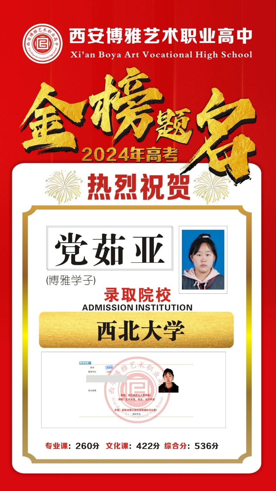 相信坚持的力量！24届博雅学子录取捷报第二波来啦！