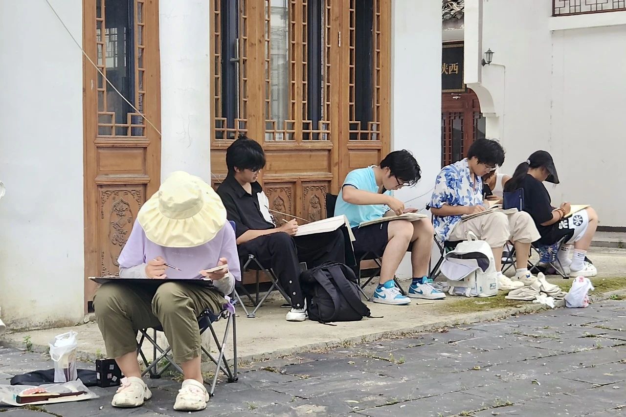 启航艺术之旅 探索国美魅力 | 西安博雅艺术职业高中赴皖南“研学写生”之旅（四）