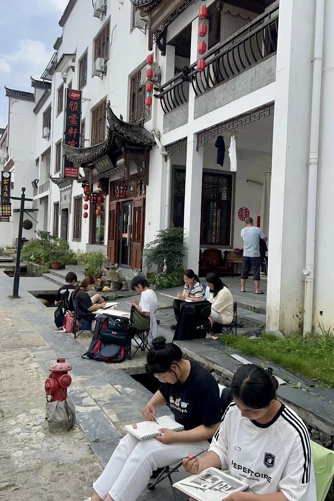 启航艺术之旅 探索国美魅力 | 西安博雅艺术职业高中赴皖南“研学写生”之旅（四）