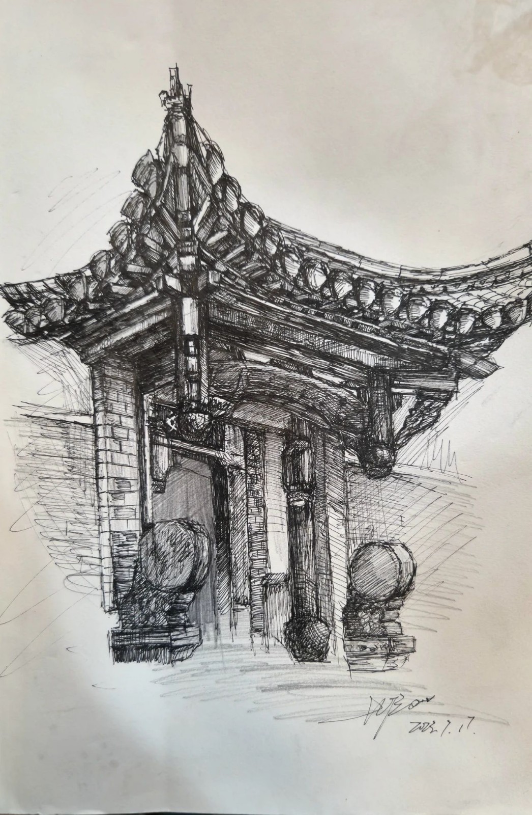 启航艺术之旅 探索国美魅力 | 西安博雅艺术职业高中赴皖南“研学写生”之旅（四）