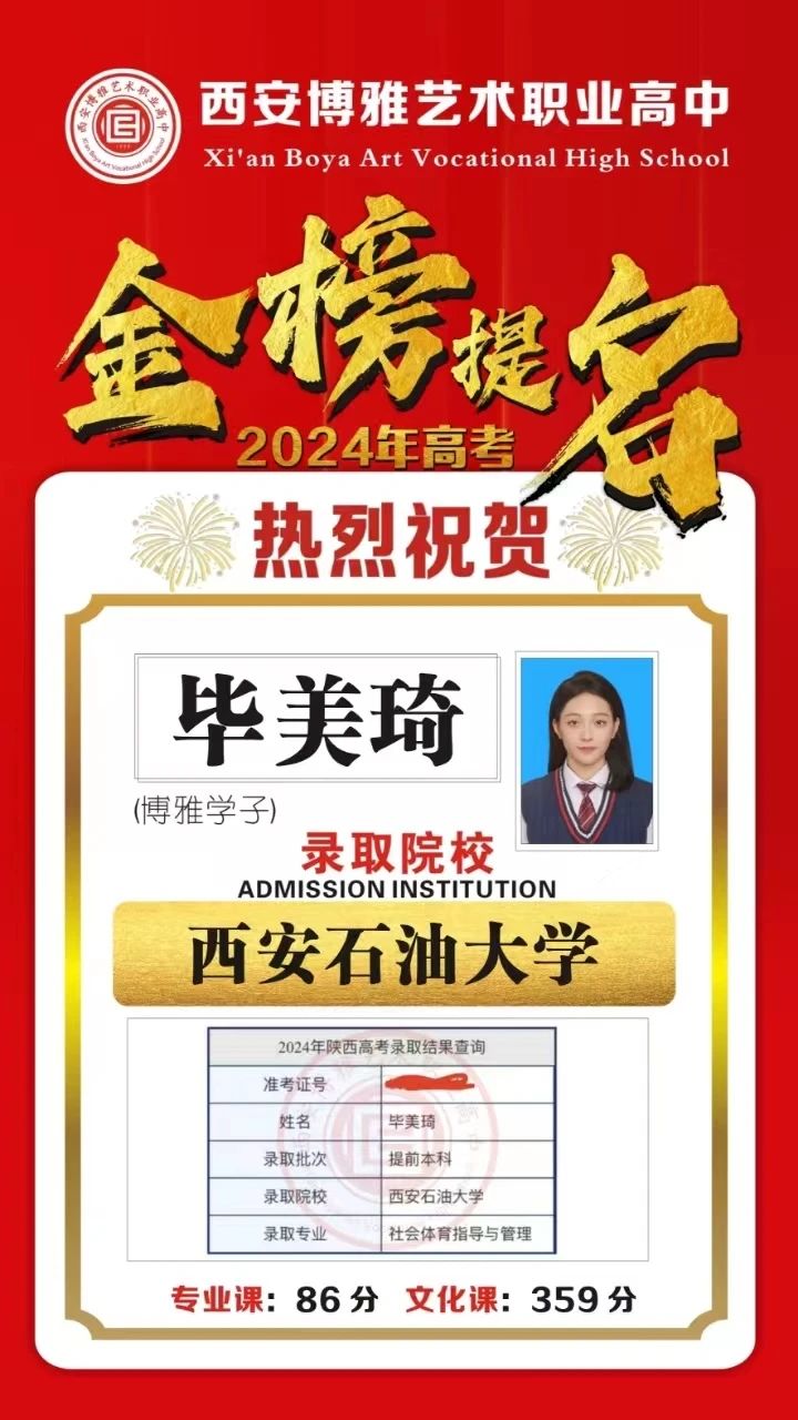 金榜题名 | 2024届博雅学子录取捷报第四波重磅来袭！
