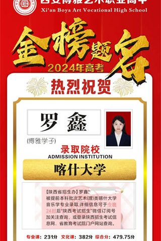 博雅学子罗鑫取到喀什大学