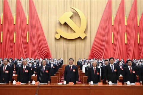 西安博雅艺术职业中学组织党员收看二十大开幕盛况