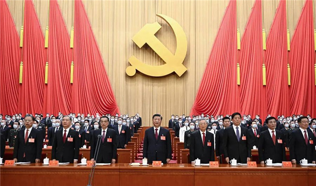 西安博雅艺术职业中学组织党员收看二十大开幕盛况