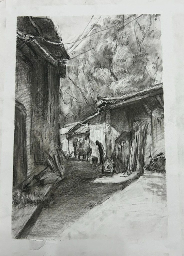 【美育留痕·乡野回响】——收官：四天的秦岭写生之旅，绘就青春与艺术的共生答卷