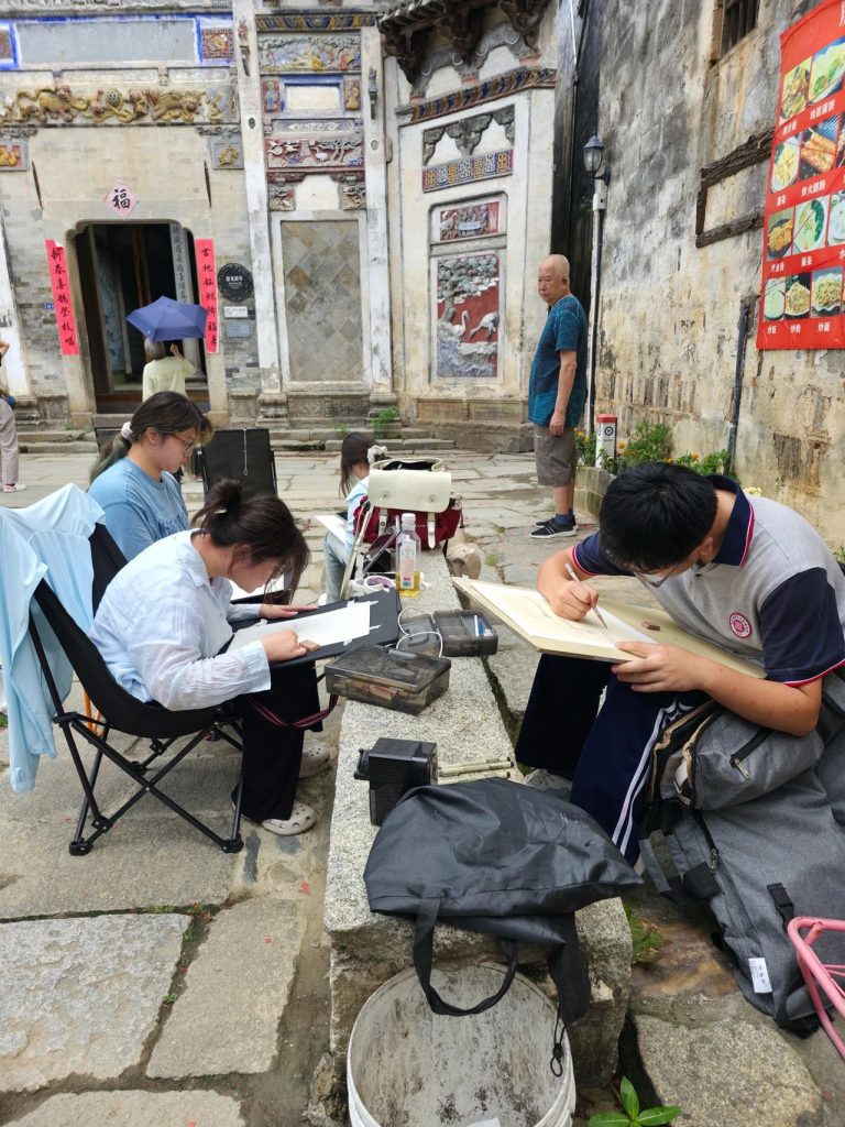 跨越山河赴古村，以笔为媒绘初心 | 西安博雅艺术职业高中赴皖南“研学写生”之旅（一）