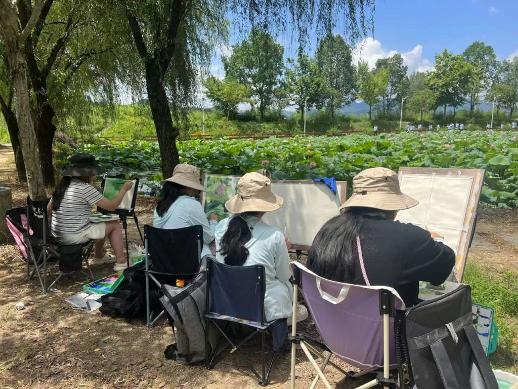 笔底烟霞渐次开 古村写生见真章 | 西安博雅艺术职业高中赴皖南“研学写生”之旅（二）